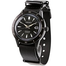 預購 SEIKO PRESAGE SARY215  精工錶 機械錶 41mm黑面盤 黑色不鏽鋼錶帶