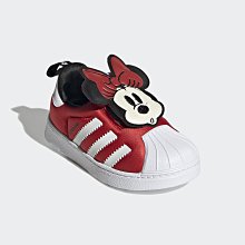 南 2021 10月 ADIDAS DISNEY X SUPERSTAR 360 小童 Q46306 紅 米妮 運動鞋