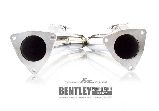 【YGAUTO】FI Bentley Flying Spur W12 中尾段閥門排氣管 全新升級 底盤