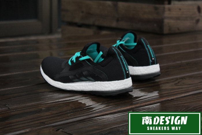 南◇現 Adidas PURE BOOST X 慢跑鞋 黑白 黑綠 避震 回彈 AQ6681 軟Q 愛迪達