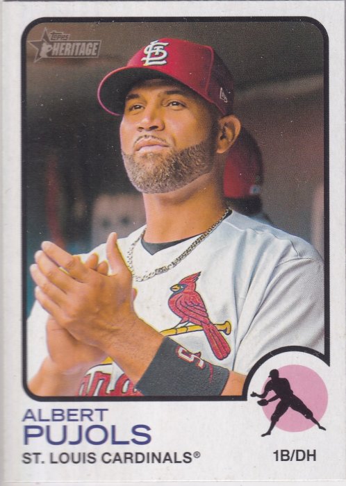 2022 Topps Heritage #592 Albert Pujols