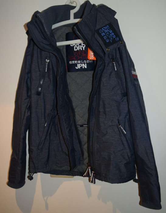 正品 極度乾燥 現貨 Superdry Hooded Wind Yachter 風衣連帽外套 保暖  S M L 含運