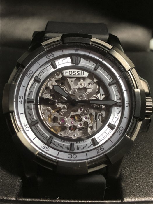 絕版 FOSSIL  ME3130 自動 手錶 腕錶  男錶 男士精品 男  機械錶 石英錶 可參考 發條 驅動