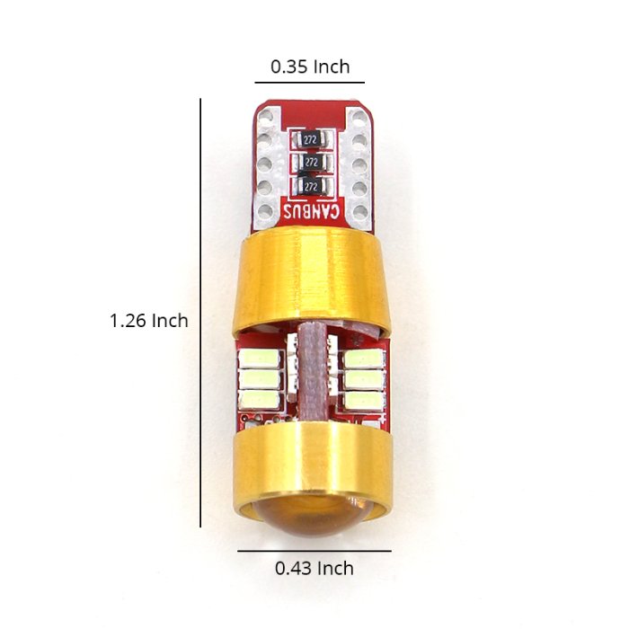 廠家批發  T10 3014 27smd 汽車LED示寬燈 摩托車改裝小燈 行車燈