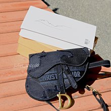 【茱麗葉精品】全新商品 Dior 專櫃商品 SADDLE 翻蓋釦式迷你腰包/胸口包.深藍 現貨