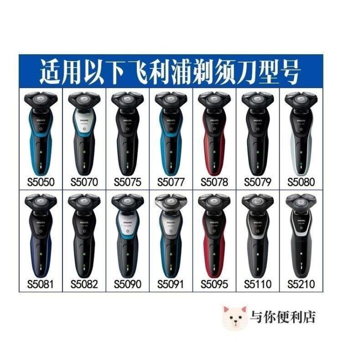 philips飛利浦刮鬍刀頭Series S5000 S5079 S5050 S5210 S5095刀網片配件-雙喜生活