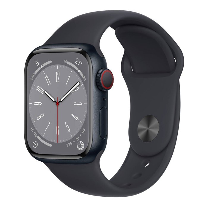 💓好市多代購💓 Apple Watch S8 (GPS + 行動網路) 41公釐鋁金屬錶殼 運動型錶帶 四款顏色
