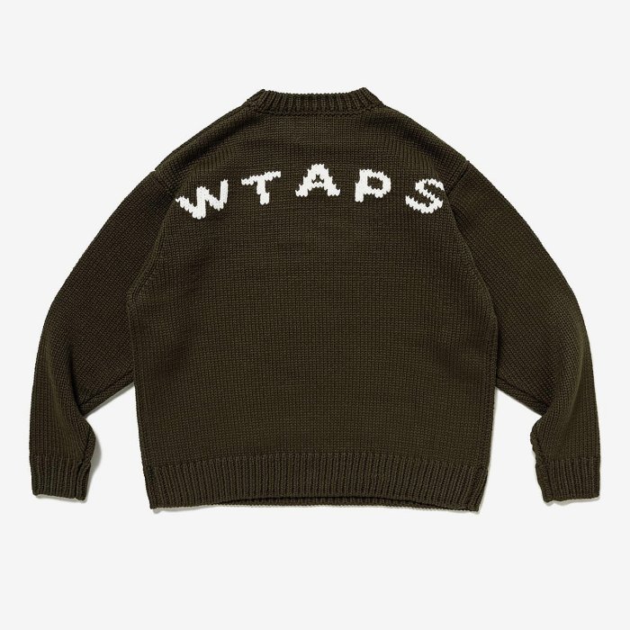 WTAPS 22AW COMMANDER / SWEATER L BLACK室内での試着程度 - トップス