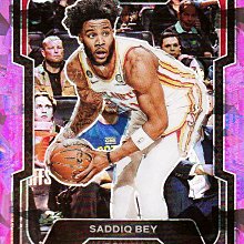 【桃6-1052】SADDIQ BEY (PINK) 2023-24 PRIZM