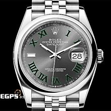 【永久流當品】ROLEX 勞力士 DateJust 經典 蠔式日誌型 126200 綠羅馬 綠色羅馬數字時標錶面 JSJ9478