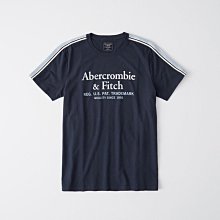 【A&F男生館】☆【Abercrombie手臂織帶拼接短袖T恤】☆【AF007Y2】(S-M)