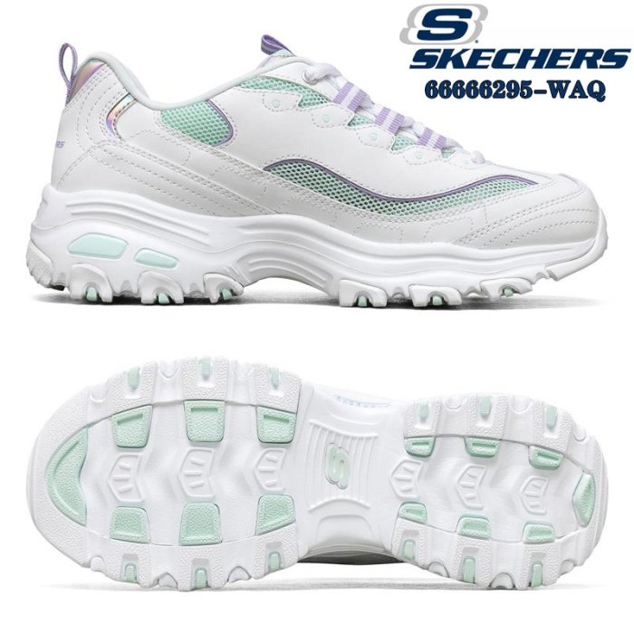 新款Skechers女鞋 Skechers D'Lites 1.0 老爹鞋 熊貓鞋 厚底休閒鞋 記憶鞋墊66666295