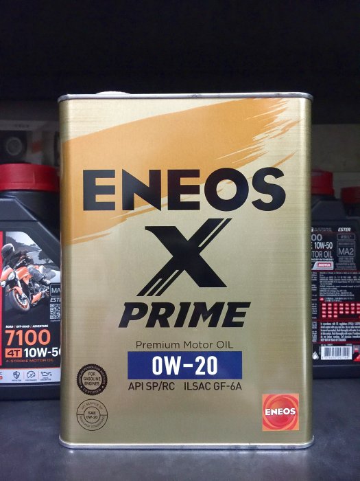 高雄阿齊】ENEOS X PRIME 0W20 0W-20 SP GF-6A 汽車機油4L | Yahoo奇摩拍賣