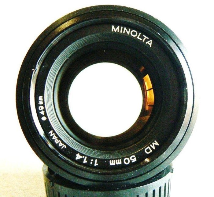 【悠悠山河】收藏級 Sony E,FX,M4/3直上--Minolta MD 50mm F1.4 鏡片無傷完美透亮