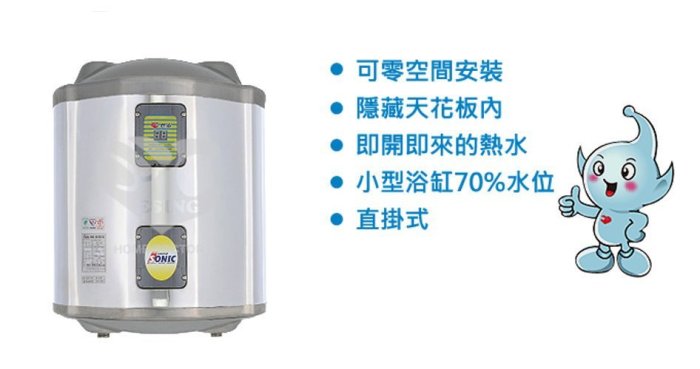【 達人水電廣場】  怡心牌 ES-1426 直掛型 54.8L 瞬間儲存 電熱水器