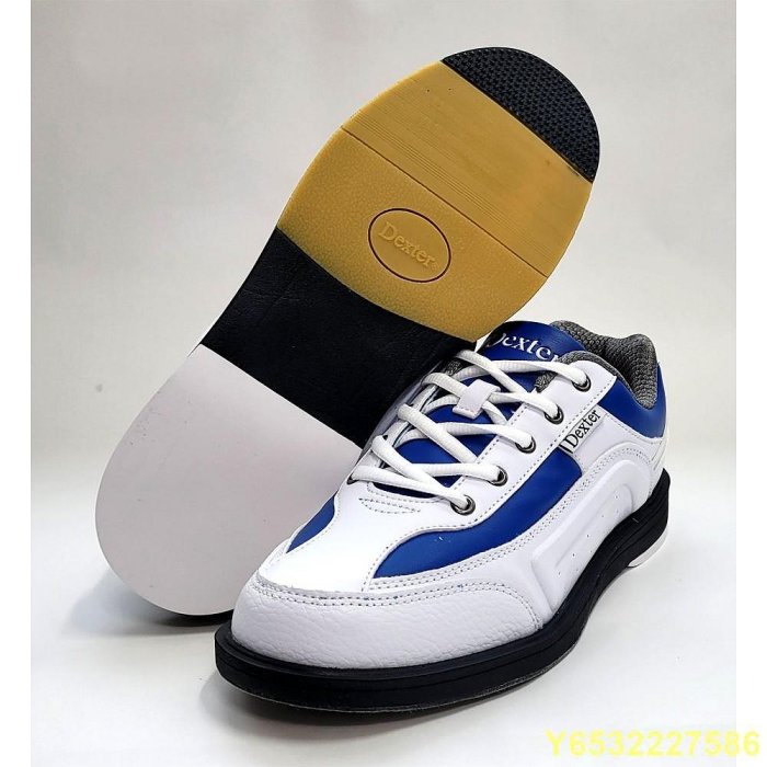 全館免運  Dexter DX 白/藍色 保齡球鞋(右手用) 可開發票