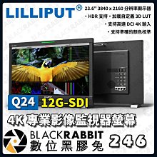 數位黑膠兔【LILLIPUT 利利普 Q24 23.6" 12G-SDI 4K 專業影像 監視器螢幕】監控 監看螢幕 顯示器 液晶 遠端控制