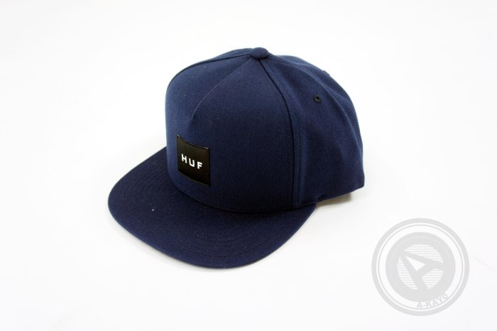 HUF 男女 BOX LOGO SNAPBACK 棒球帽 藍【HT62023NV】