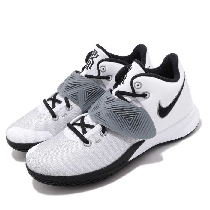 =CodE= NIKE KYRIE FLYTRAP III EP 魔鬼氈籃球鞋(白黑灰)CD0191-103 XDR 男