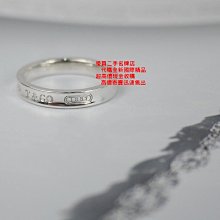 優買二手精品名牌店 TIFFANY & CO.蒂芬妮 925 純銀 1837 經典款 戒子 純銀 戒 戒指 全新