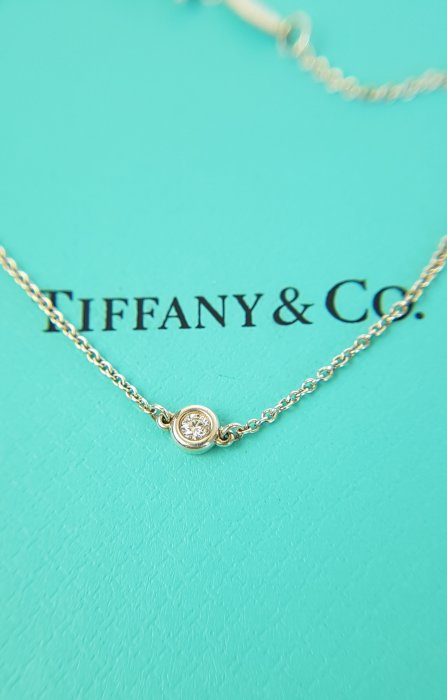 TIFFANY & CO.  鑽石手鍊   純銀 925   by the Yard® 系列，保證真品 超級特價便宜賣