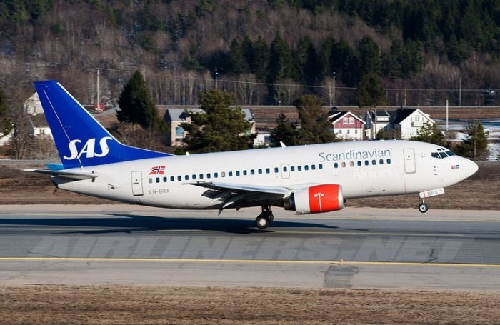 **飛行夢想家**JC Wings 北歐航空 SAS Boeing 737-500 LN-BRX