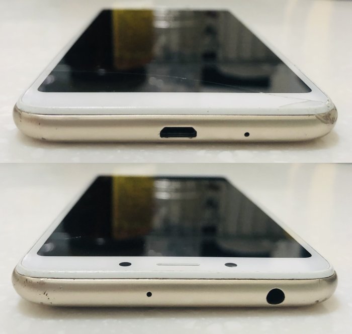 【手機寶藏點】小米 Redmi 紅米 6 功能正常 螢幕有些微裂痕 附充電線材 T09
