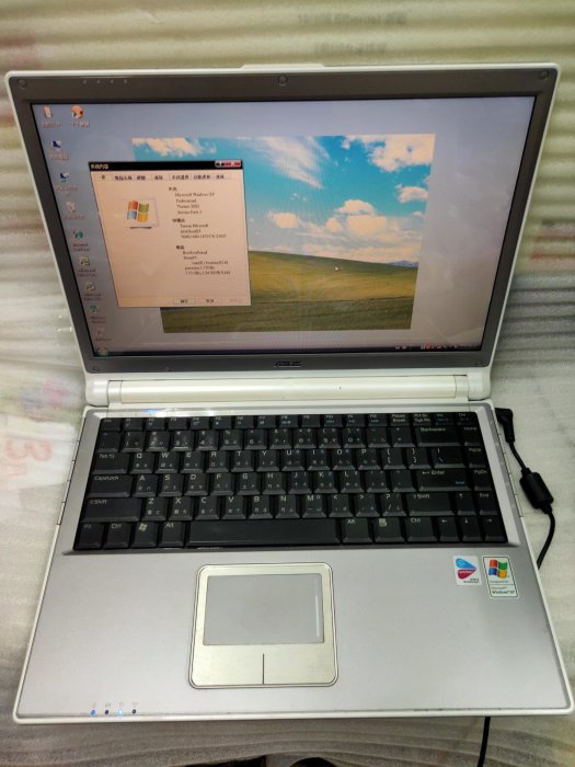 【電腦零件補給站】ASUS W3000 (W3H00A)14吋筆記型電腦 Windows XP