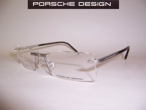 光寶眼鏡城(台南) PORSCHE DESIGN 頂級純鈦無邊眼鏡*行家極品*典藏(裸空霧銀)8170-S1-B公司貨