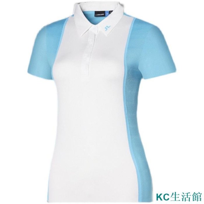MK生活館❃高爾夫夏季新款女士短袖 T 卹舒適透氣速乾修身高爾夫運動女士服裝