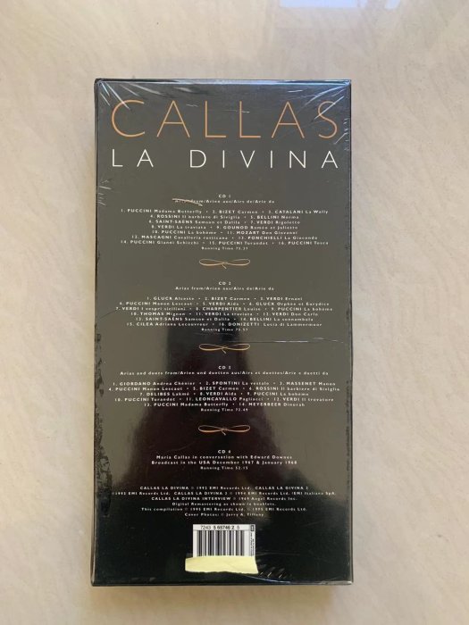 Callas La Divina 精裝版 4CD 全新未拆 絕版 17 (TW)