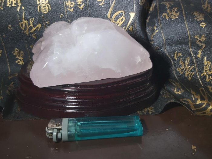 《晶華》水晶 粉水晶  九尾狐 招桃花 守愛情 魅力無限   01S19