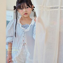 S~XL ♥上衣(天空藍) MOLLYBIN-2 24夏季 MOL240411-056『韓爸有衣正韓國童裝』~預購