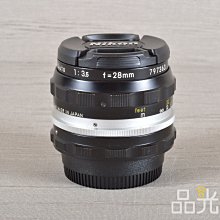 【品光數位】 Nikon Nikkor-H Non-Ai 28mm F3.5 手動鏡 定焦 #114302