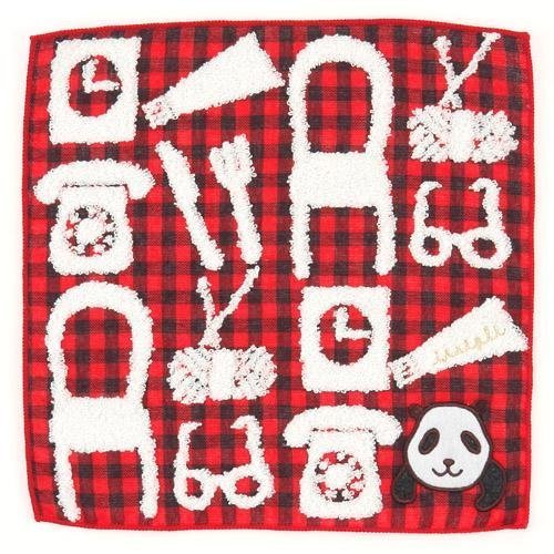obuchiakiko 毛巾手帕 熊貓和雜貨
