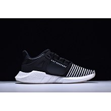 Adidas EQT Support 93/17 黑白 線條 BZ0585 網布 慢跑鞋 Boost 休閒 男款