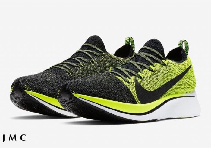 NIKE ZOOM FLY FK FLYKNIT 編織 黑綠 運動慢跑鞋 男鞋 BV6103-001