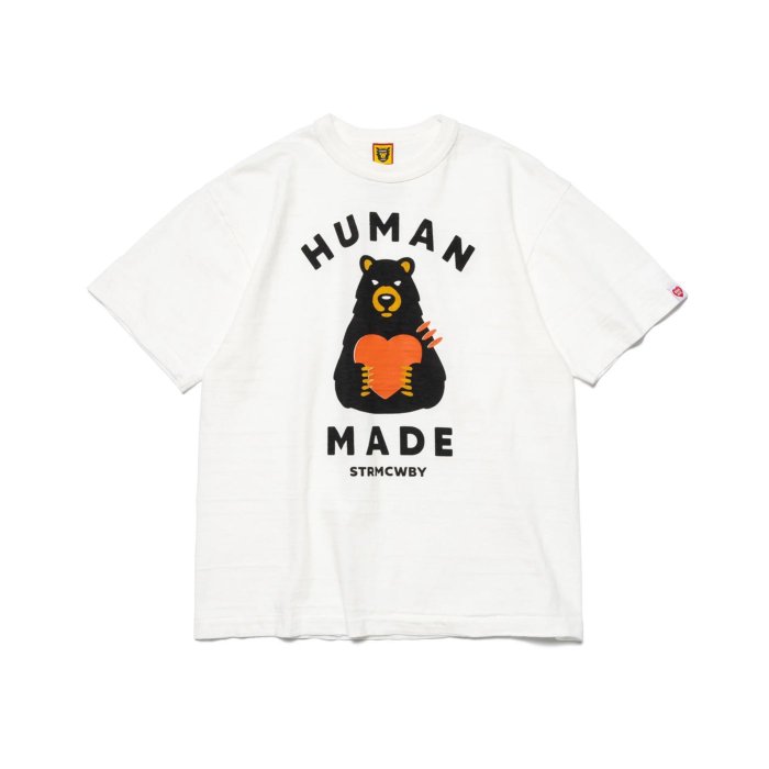 全新現貨HUMAN MADE 23SS GRAPHIC T-SHIRT #13 熊抱愛心胸前圖案