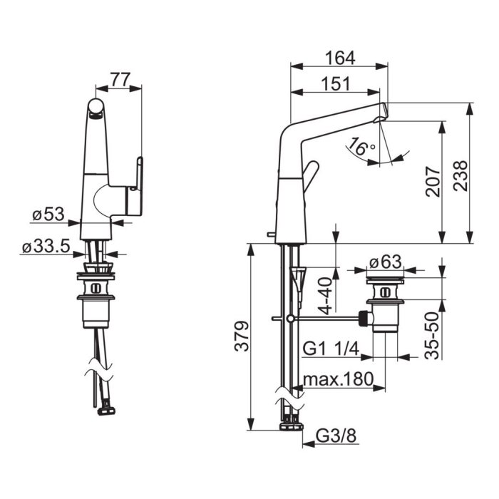 《 柏御衛浴 》HANSA 5189.2283 DESIGNO 面盆龍頭