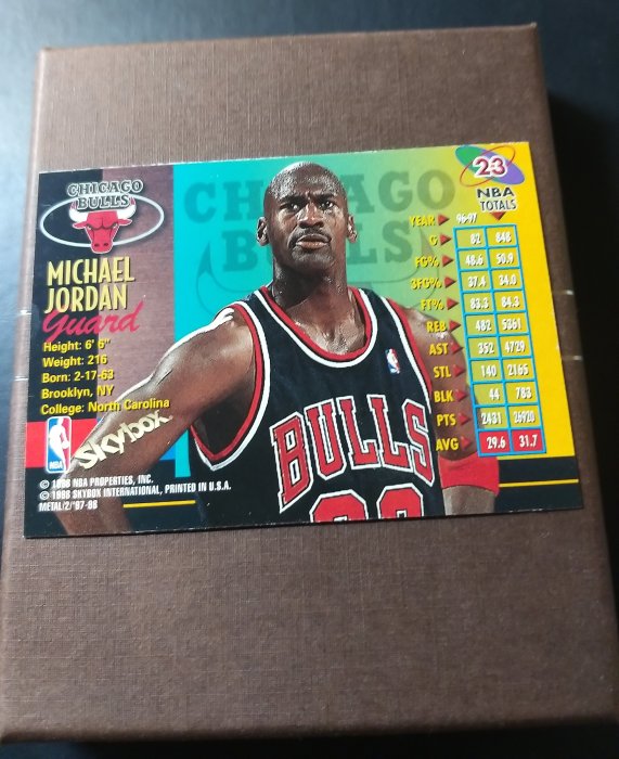 Michael Jordan 1997-98 Metal Universe Championship #23