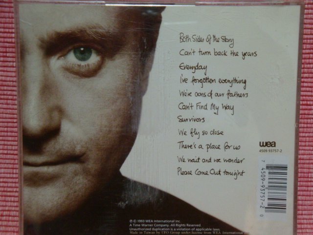 5.   PHIL COLLINS .  BOTH SIDES   WEA