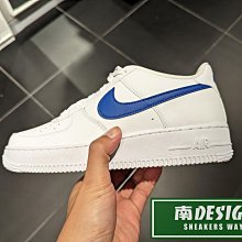 南🔥2023 11月 Nike Air Force 1 GS 緩震 皮革 休閒 大童 女 白海軍藍 DV7762-103