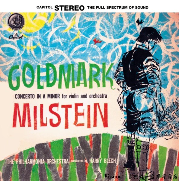 【Testament】Goldmark高德馬克:A小調小提琴協奏曲(Nathan Milstein米爾斯坦)(黑膠唱片)