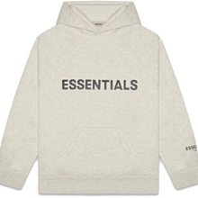 【日貨代購CITY】Fear Of God Essentials Hoodie 3D 立體 LOGO 落肩 帽T 淺灰