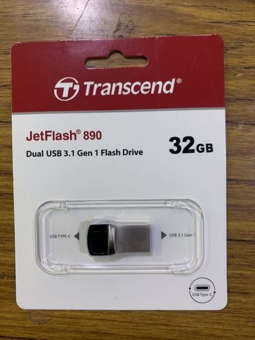 .點子電腦-北投...◎創見 Transcend JetFlash 890 32G OTG隨身碟◎Type-c介面