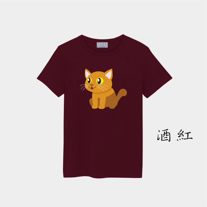 T365 MIT 親子裝 T恤 童裝 情侶裝 T-shirt 短T 貓 小貓 貓咪 喵星人 cat 喵喵 kitty 4