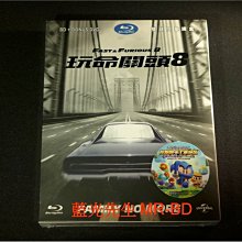 [藍光先生BD] 玩命關頭8 Fast & Furious 8 BD + DVD 限量雙碟鐵盒版 ( 傳訊公司貨 )