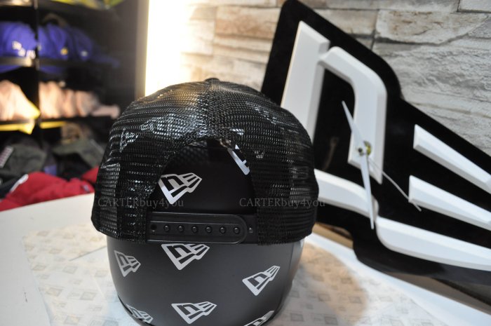 特價 New Era Branded Trucker Hat Black NE 渲染卡車司機黑色網帽