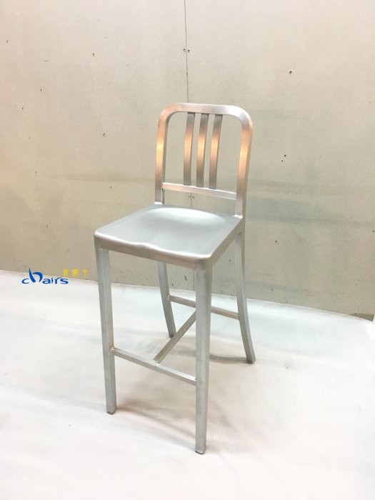 【挑椅子】Navy Barstool 海軍吧椅 吧檯椅。鋁合金。(復刻品) ST-028