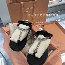 預購可接 Sample sell 全新正品 MIU MIU  棉繩夾趾涼鞋 夾腳拖 人字拖 秀上款 5Y196E